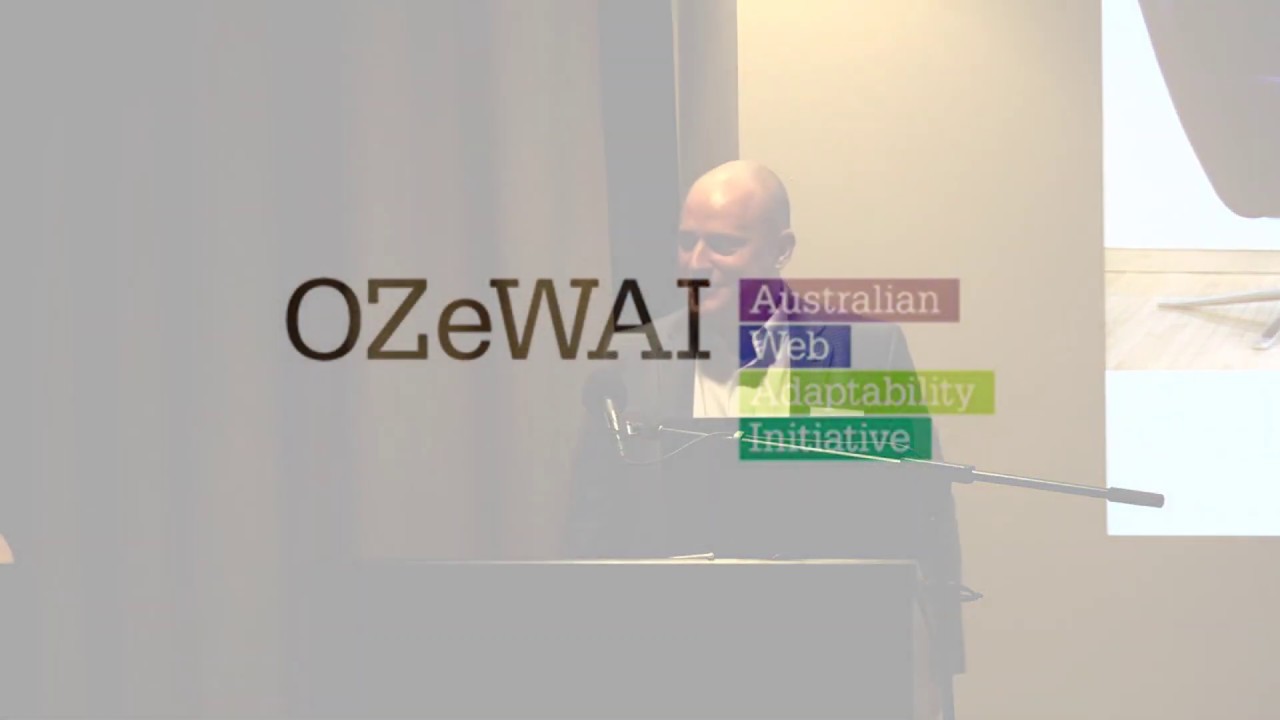 How the Disabled Built the Internet | Jason McKee, OZeWAI 2020