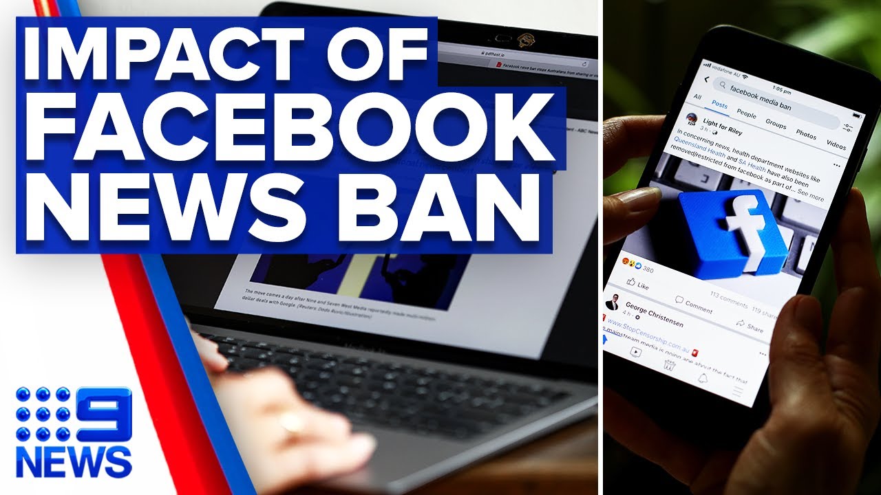 Health and emergency services pulled down in Facebook’s sweeping ban | 9 News Australia