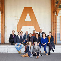 Group shot of the Media on Mars team