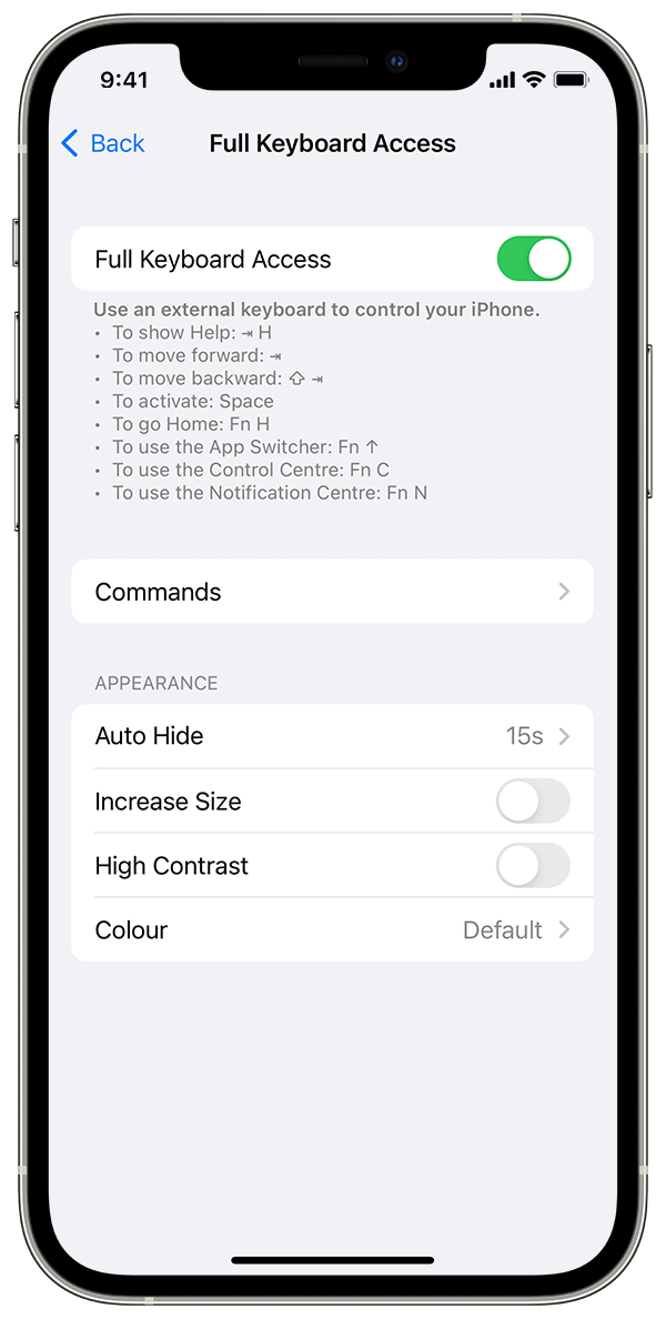 iOS iPhone Centre For Accessibility Australia