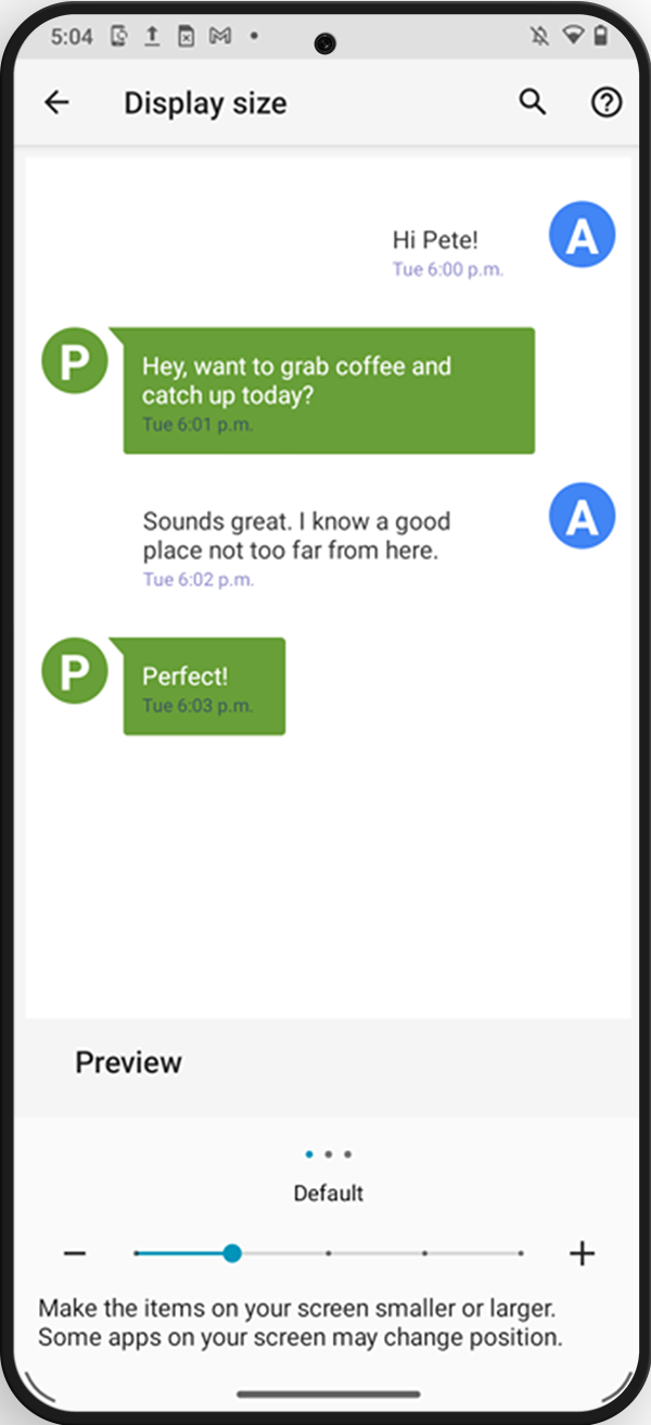 Stock Android Smartphone - Centre For Accessibility Australia
