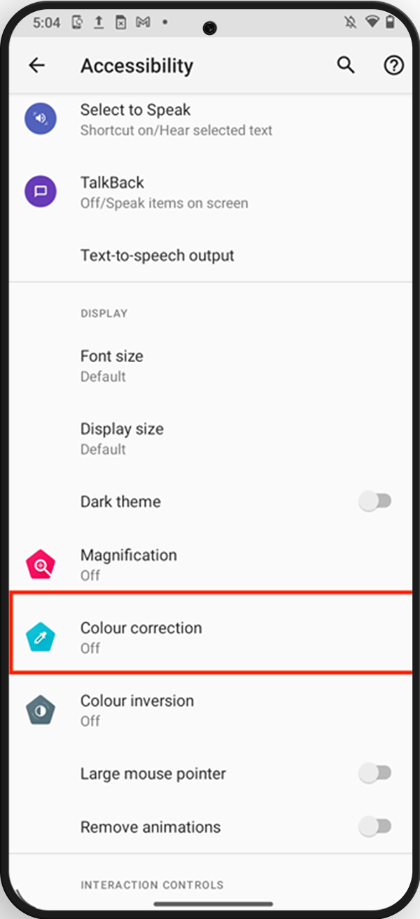 Stock Android Smartphone - Centre For Accessibility Australia