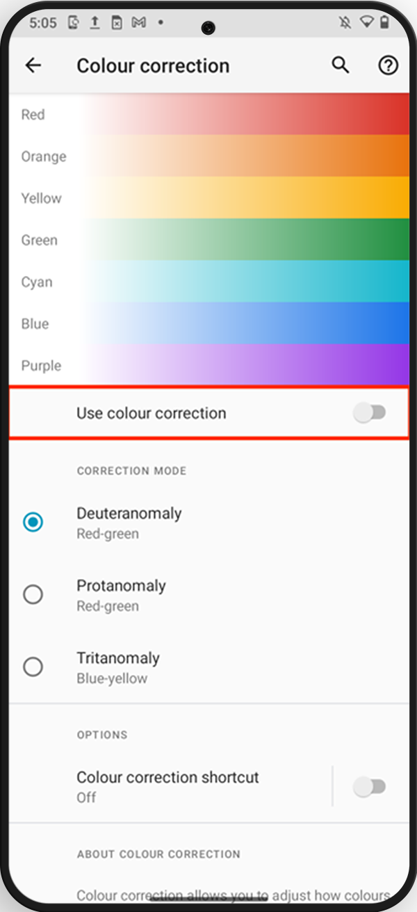 Stock Android Smartphone - Centre For Accessibility Australia