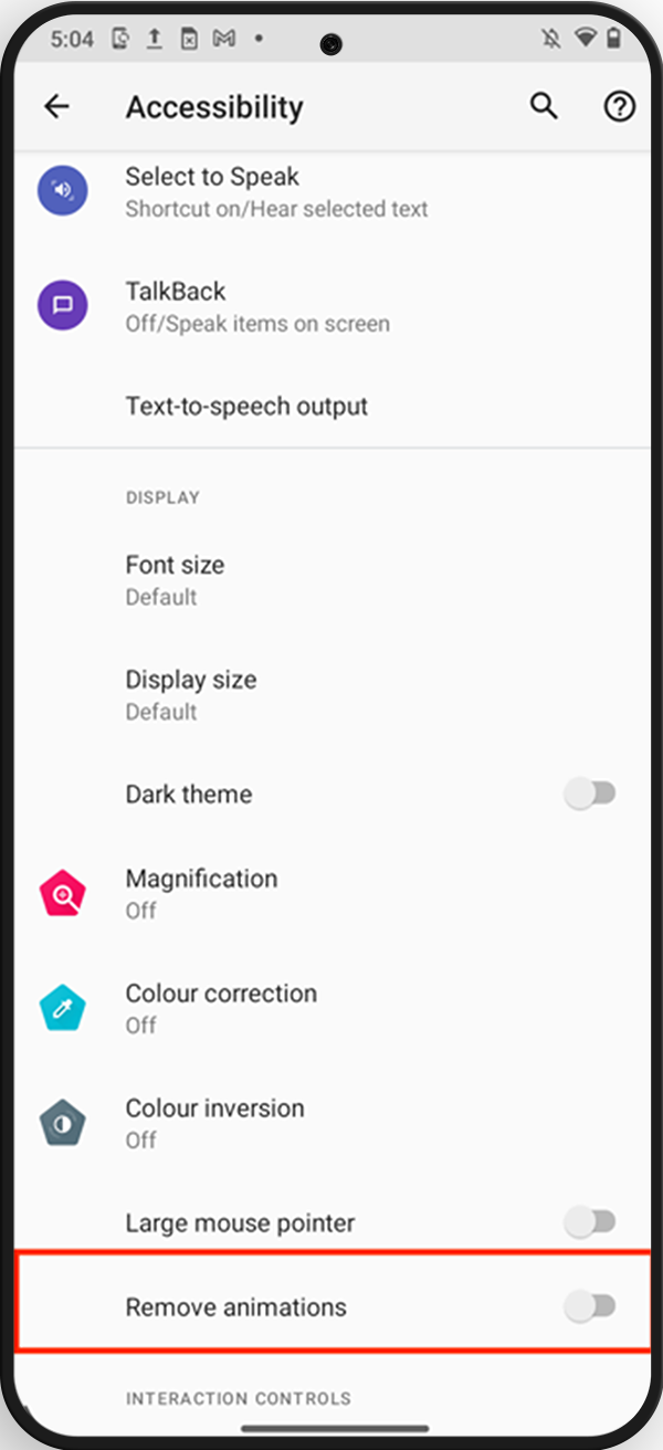 Stock Android Smartphone - Centre For Accessibility Australia