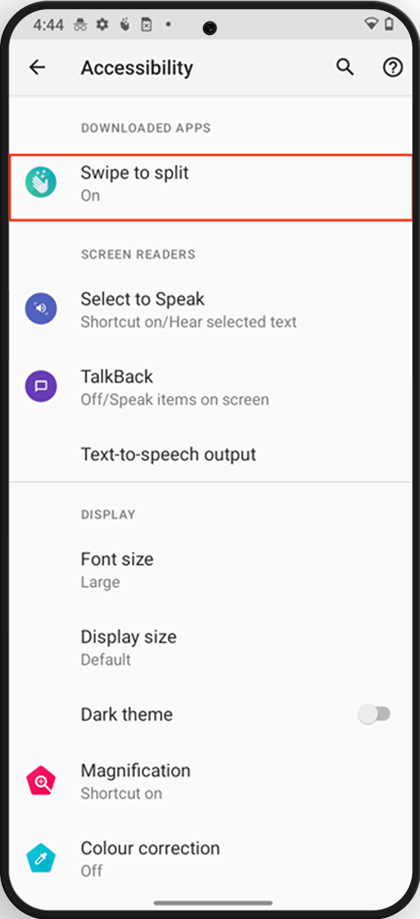 Stock Android Smartphone - Centre For Accessibility Australia