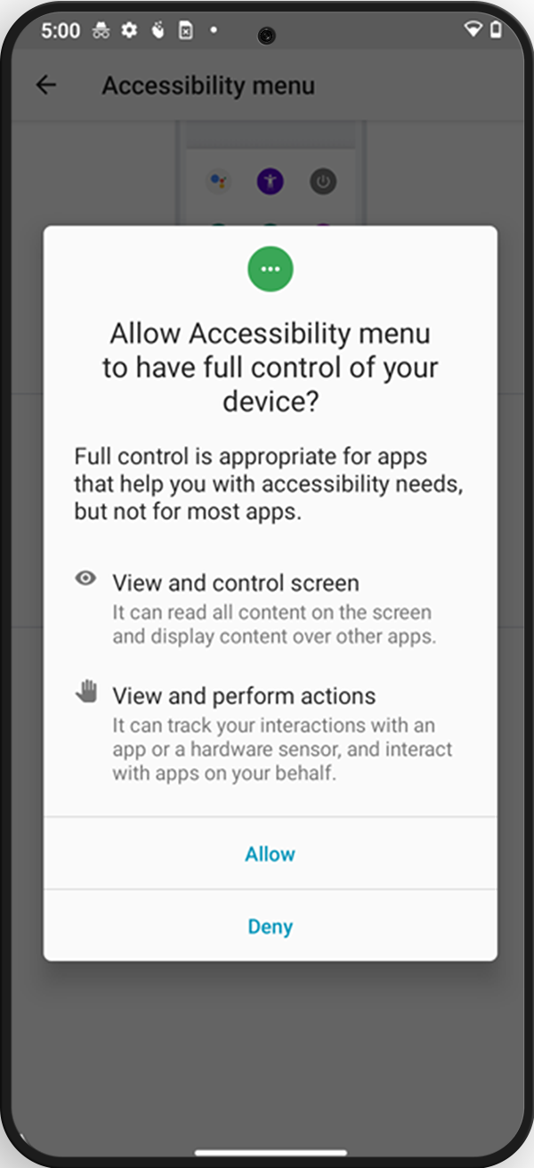 Stock Android Smartphone - Centre For Accessibility Australia