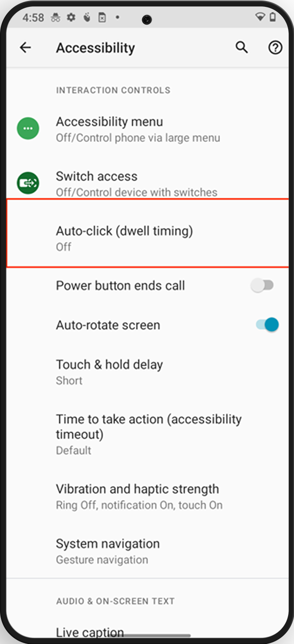 Stock Android Smartphone - Centre For Accessibility Australia
