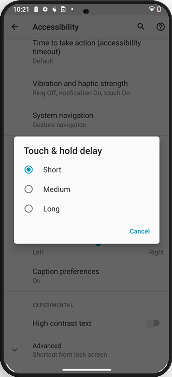 Stock Android Smartphone - Centre For Accessibility Australia