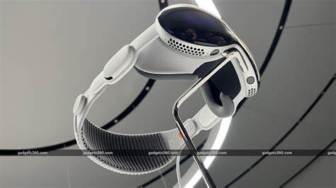 An image of a pair of white Apple Vision Pro goggles.