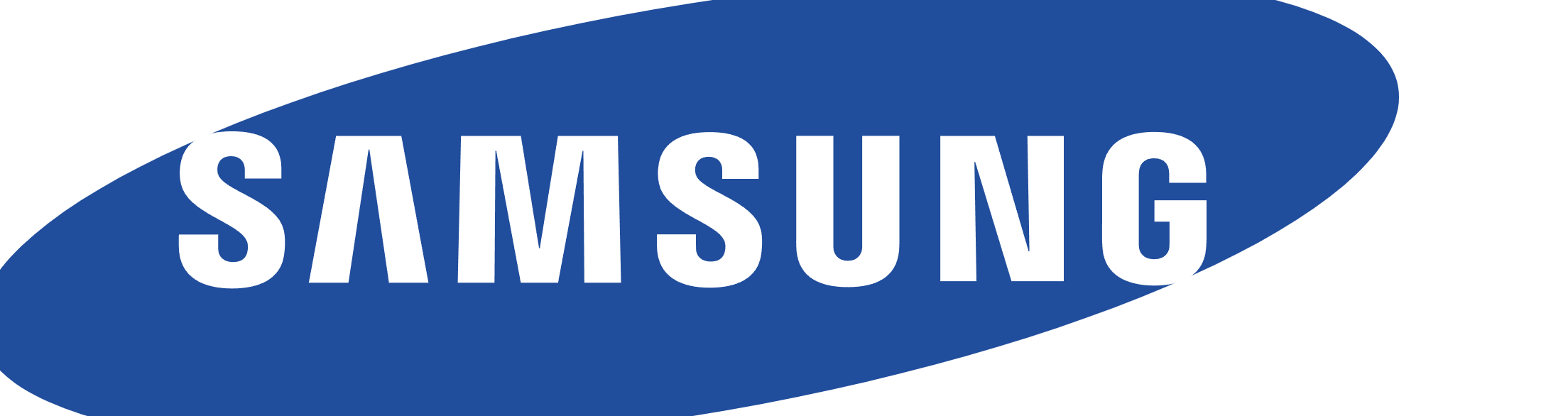 Samsung logo.
