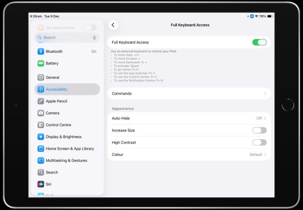Keeble iOS iPad - Centre For Accessibility Australia