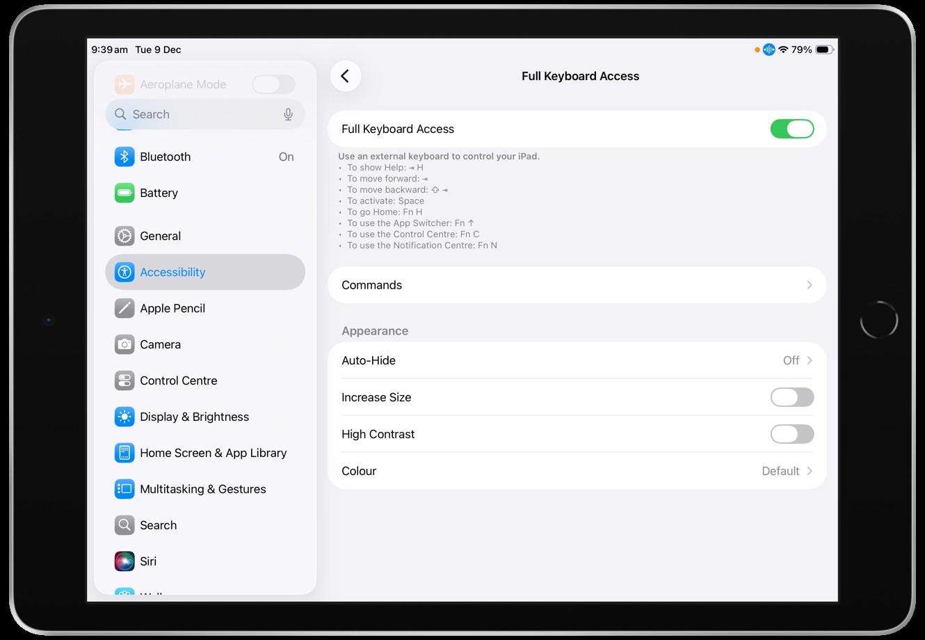 Keeble iOS iPad - Centre For Accessibility Australia