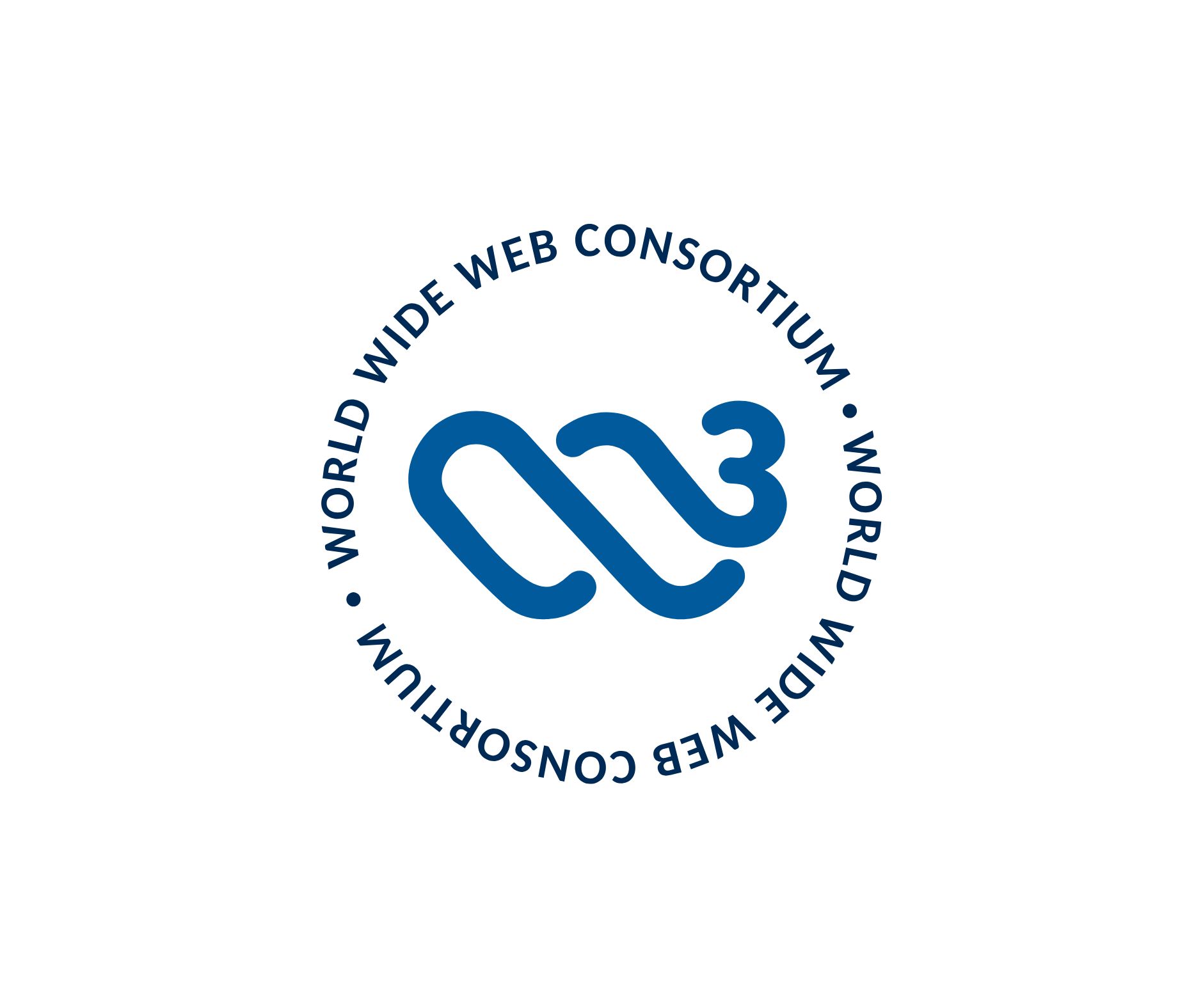 Image of the new logo of the World Wide Web Consortium.